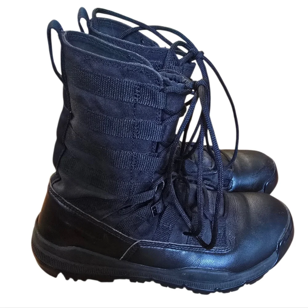 Nike SFB GEN 2 8" Black Military Tactical Boots Men's Size 7 - Picture 1 of 8